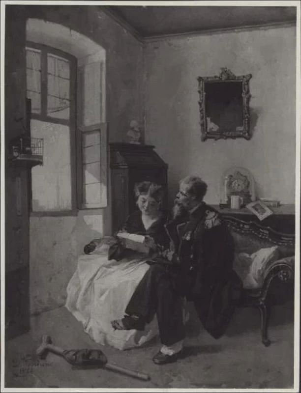 La lettera (o Vittorio Emanuele e la Principessa Clotilde)